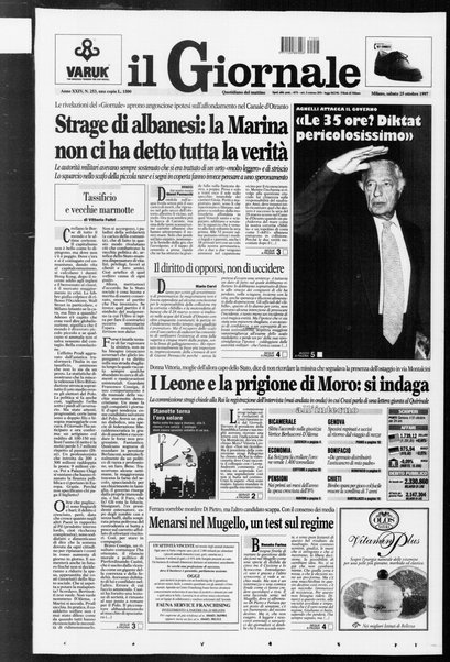 Il giornale : quotidiano del mattino